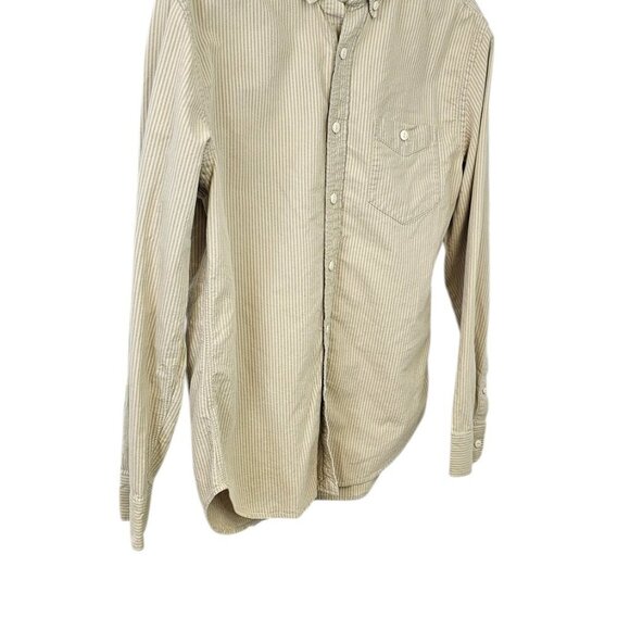 Pendleton Mens Lowell Button Down Shirt, Striped, Cotton, Size Medium - Picture 5 of 7